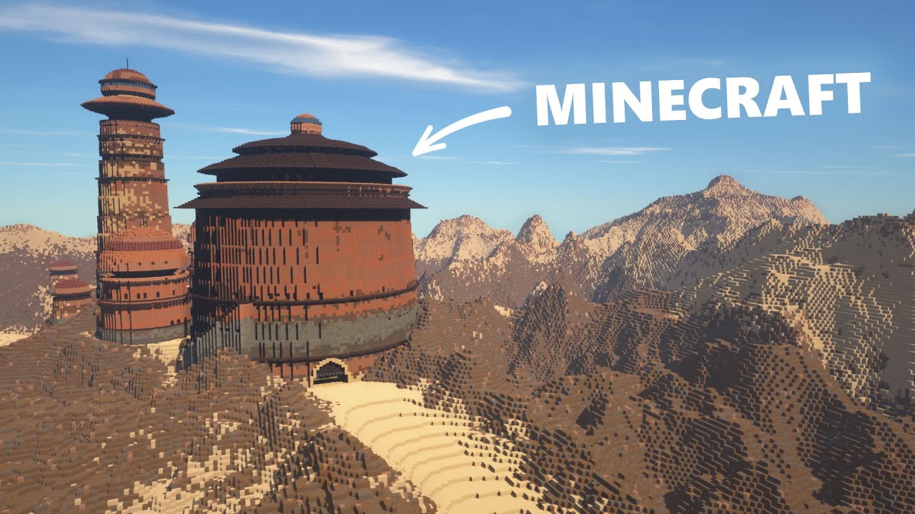 I Spent 152 Hours Recreating JABBA'S PALACE in Minecraft (The Book of Boba Fett)