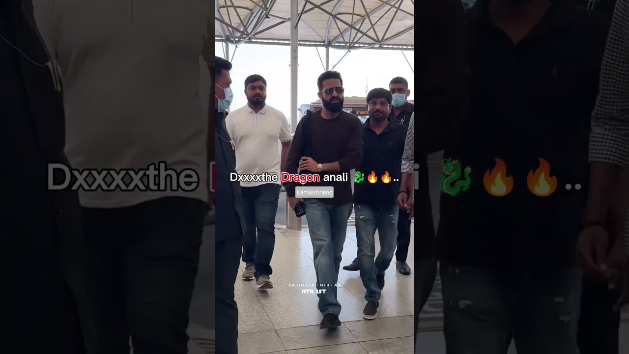 NTR recent look of Dragon movie