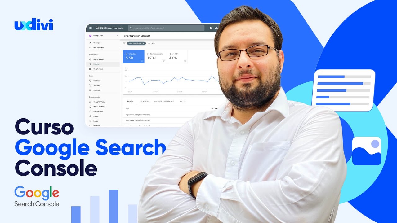 ✅ Curso fundamentos b&aacute;sicos de GOOGLE SEARCH CONSOLE &iexcl;Disponible AHORA en uxdivi.com! 😎