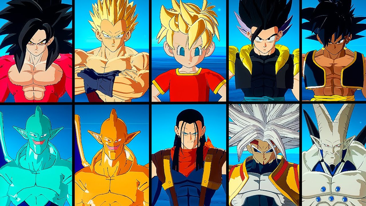 Dragon Ball GT Characters Transformations (Oficial & Mods) - Dragon Ball Sparking! Zero