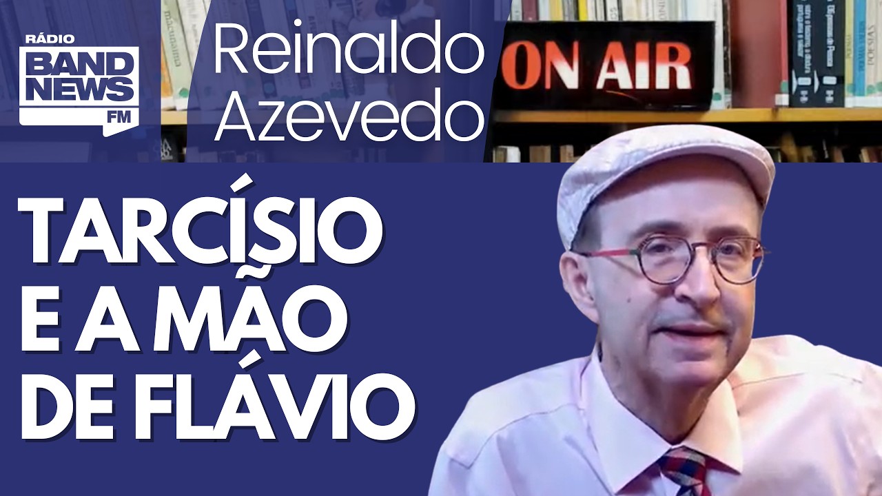 Reinaldo – Tarcísio promete segurar mão de Flávio; governador pede ao STF domiciliar para Bolsonaro