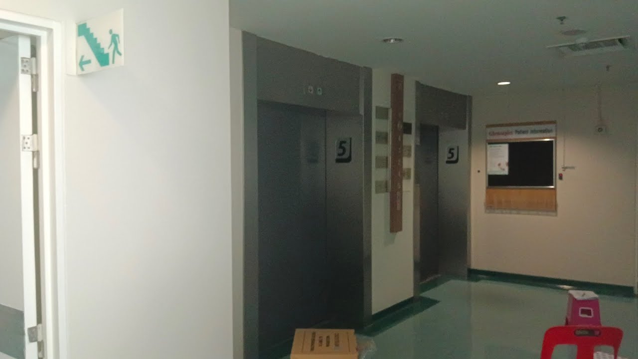 ( Tower B - Main ) 2 Toshiba Elevators MR @Glenegles Medical Centre, Georgetown, Penang, Malaysia.