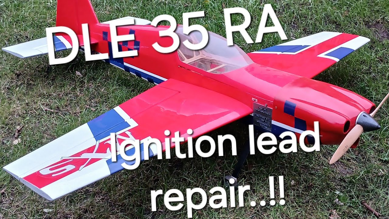 Extreme flight MXS 83 inch RC plane engine repair DLE 35 RA.