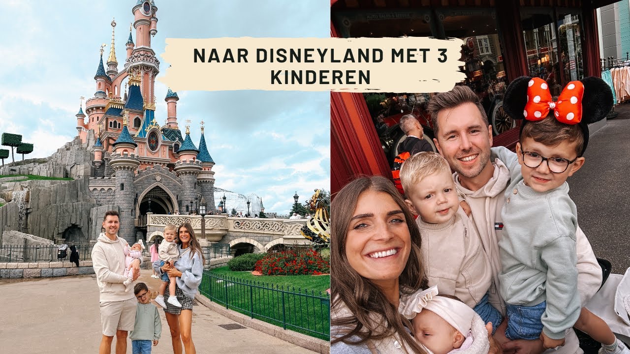 NAAR DISNEYLAND PARIJS MET 3 KIDS🙈❤️