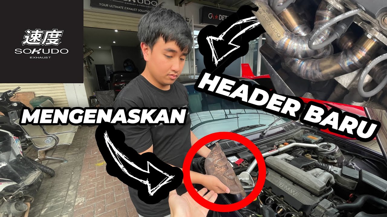 #PROJECTE30 : KAKEK SUGIONO NEW EXHAUST SETUP !! HEADER NYA MENGENASKAN !!