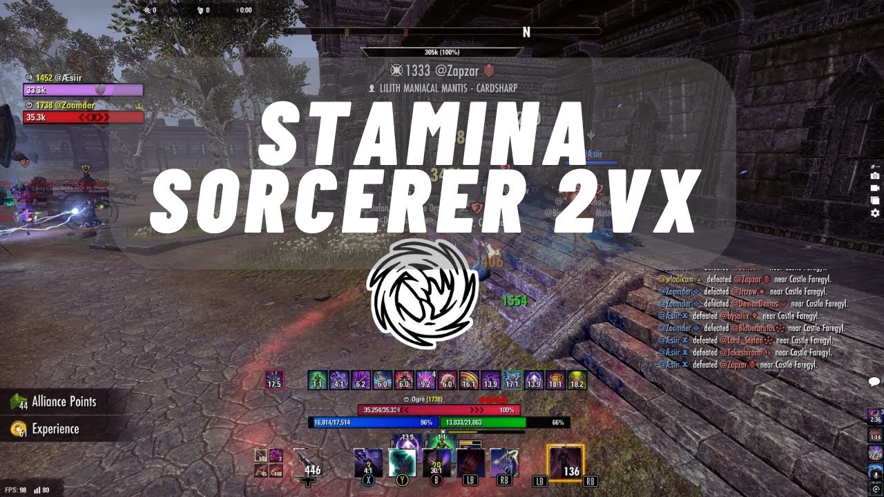 ESO PvP - Stamina Sorcerer 2vX | Last Of Fallen Banners Patch