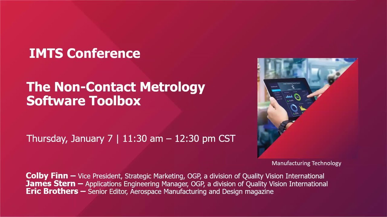 IMTS Spark Non Contact Metrology Software Toolbox