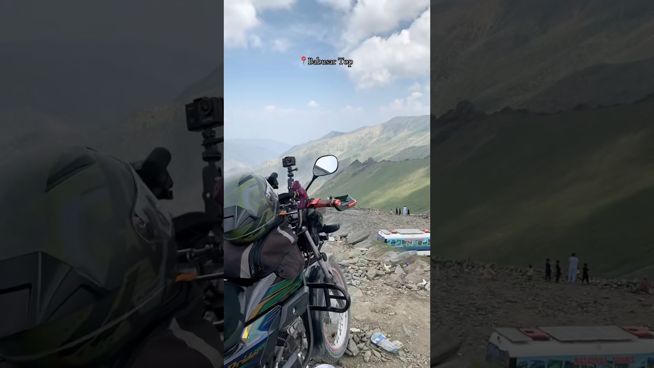Babusar Top Done on Pridor 100cc 🏍️🇵🇰 #Travelwithbhatti #khunjerabpass  #babusartop