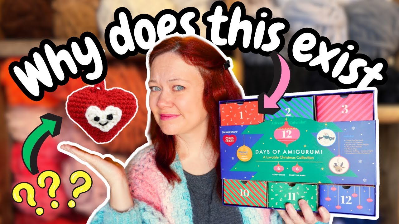 I Tried The Red Heart Crochet Amigurumi Advent Calendar And I'm Confused