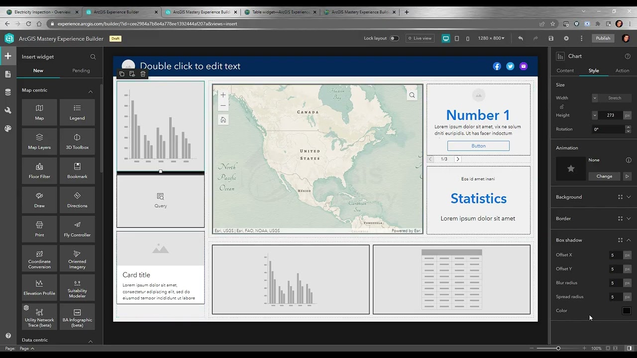Настройки виджета — ArcGIS Experience Builder