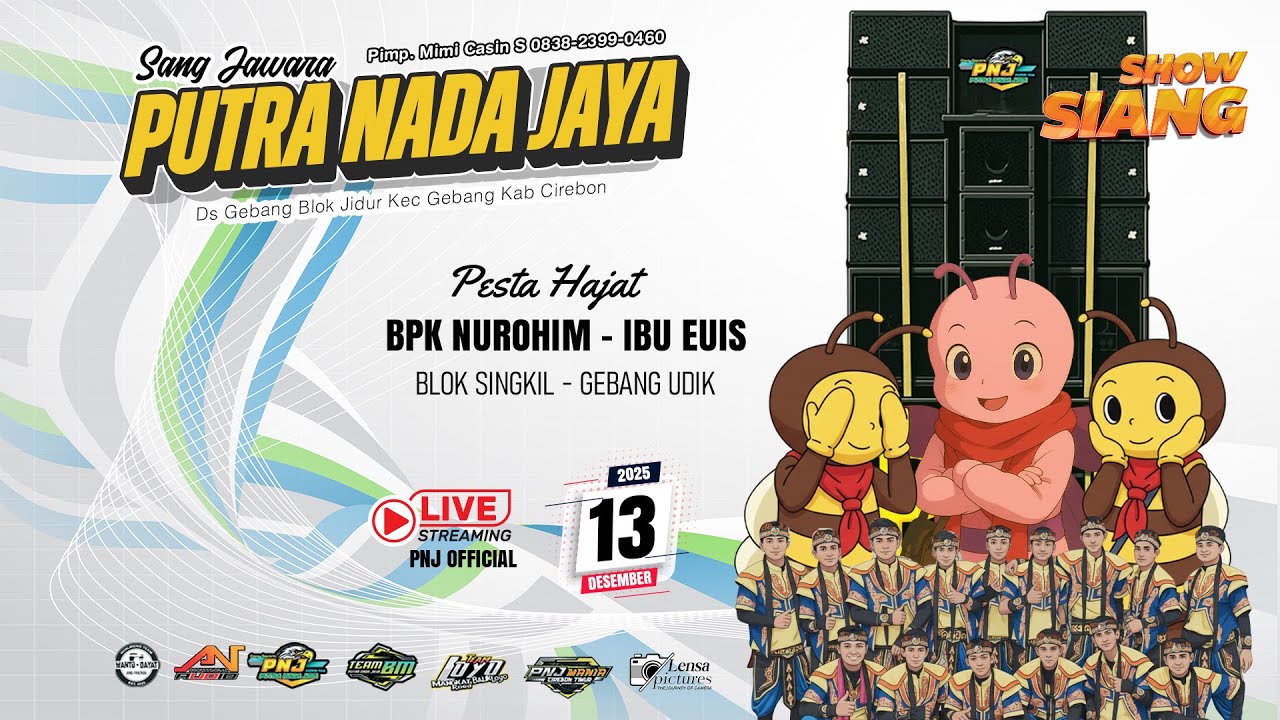 PUTRA NADA JAYA SHOW BLOK SINGKIL II CIREBON 13 DESEMBER 2025