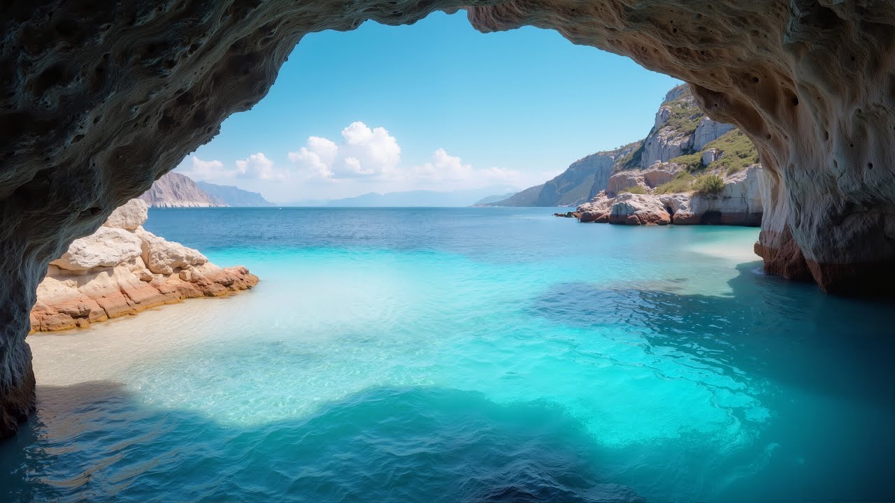 Morning Flute Music | Soft Ocean Waves – Calm Morning Energy 🌅🌊
