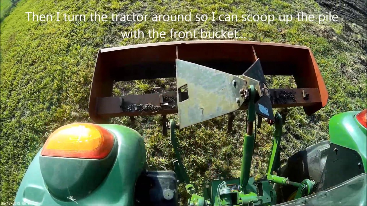 Pond Project - Part 1 - Building a pond with a box blade and a front end loader