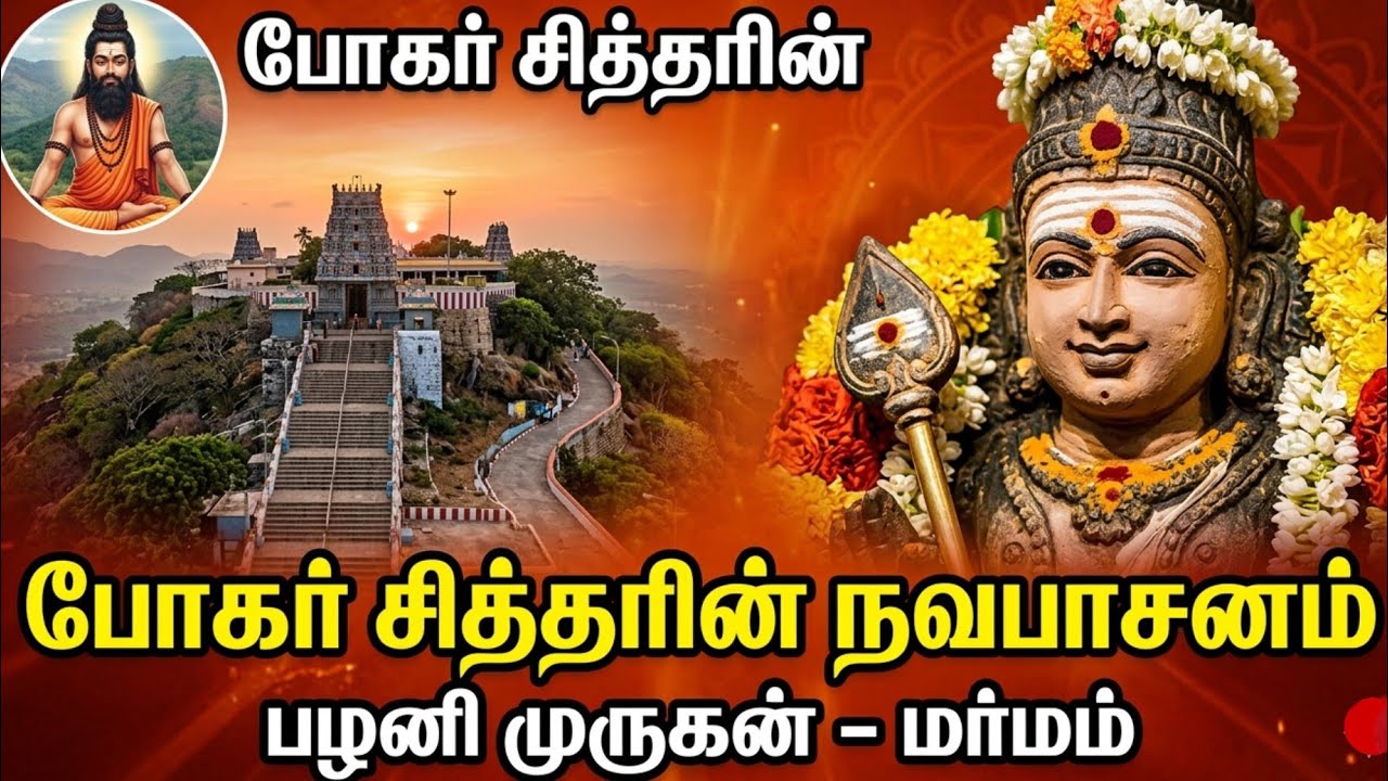 பழனி முருகன் நவபாசன சிலை: போகர் உருவாக்கிய மர்மம் | Palani Navapashanam Bogar