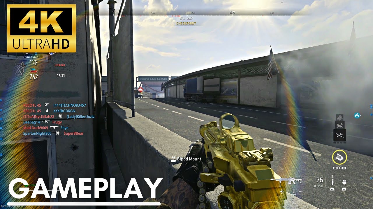 Call of Duty Modern Warfare 2 : Multiplayer INVASION Gameplay 4K [No Commentary]