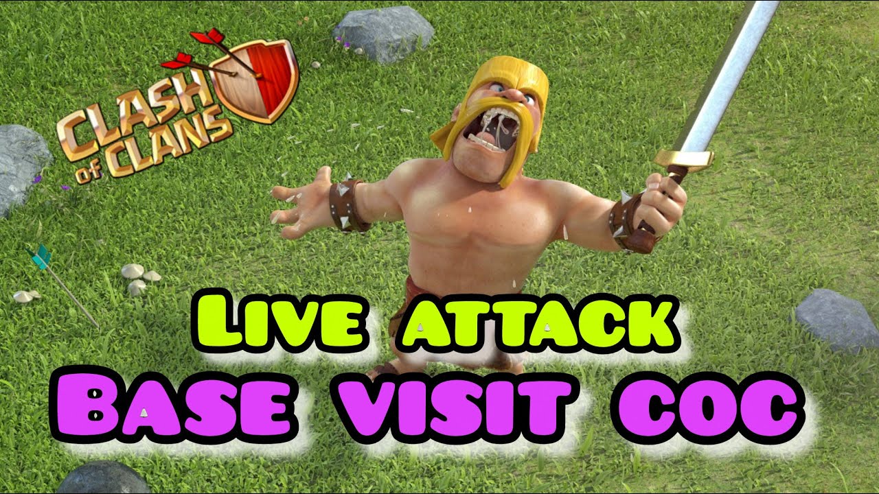 coc live base visit and attack 😨#Live​#supercell ​#clashofclans  #coclive