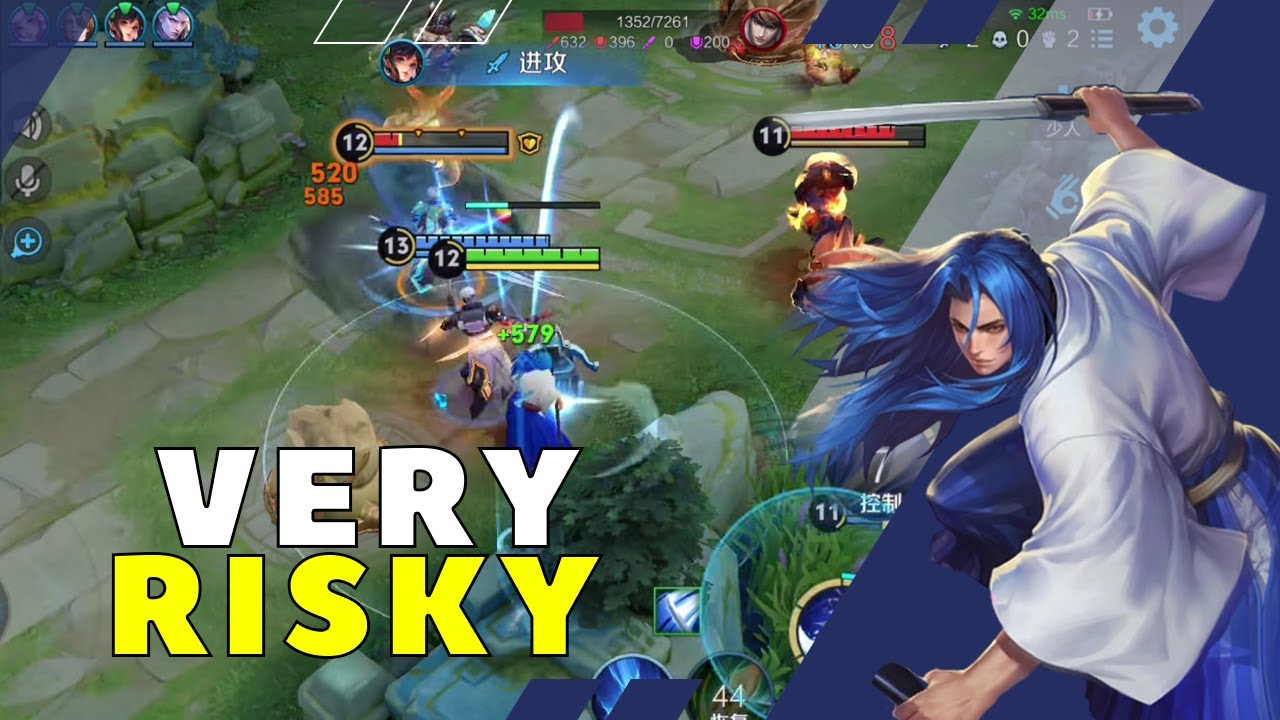 Clash Lane Ukyo Is Risky | Honor of Kings