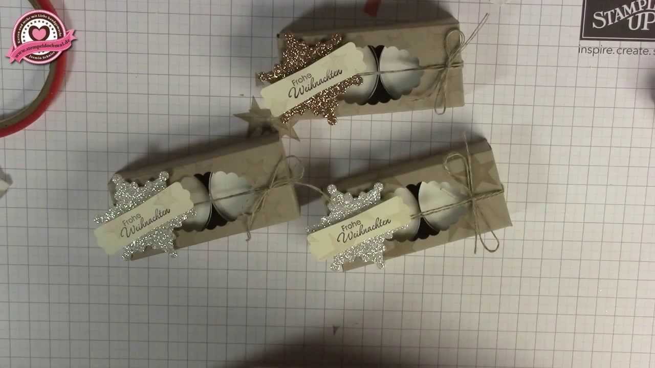 Tutorial - Teelichtverpackung mit Stampin' Up! Produkten.