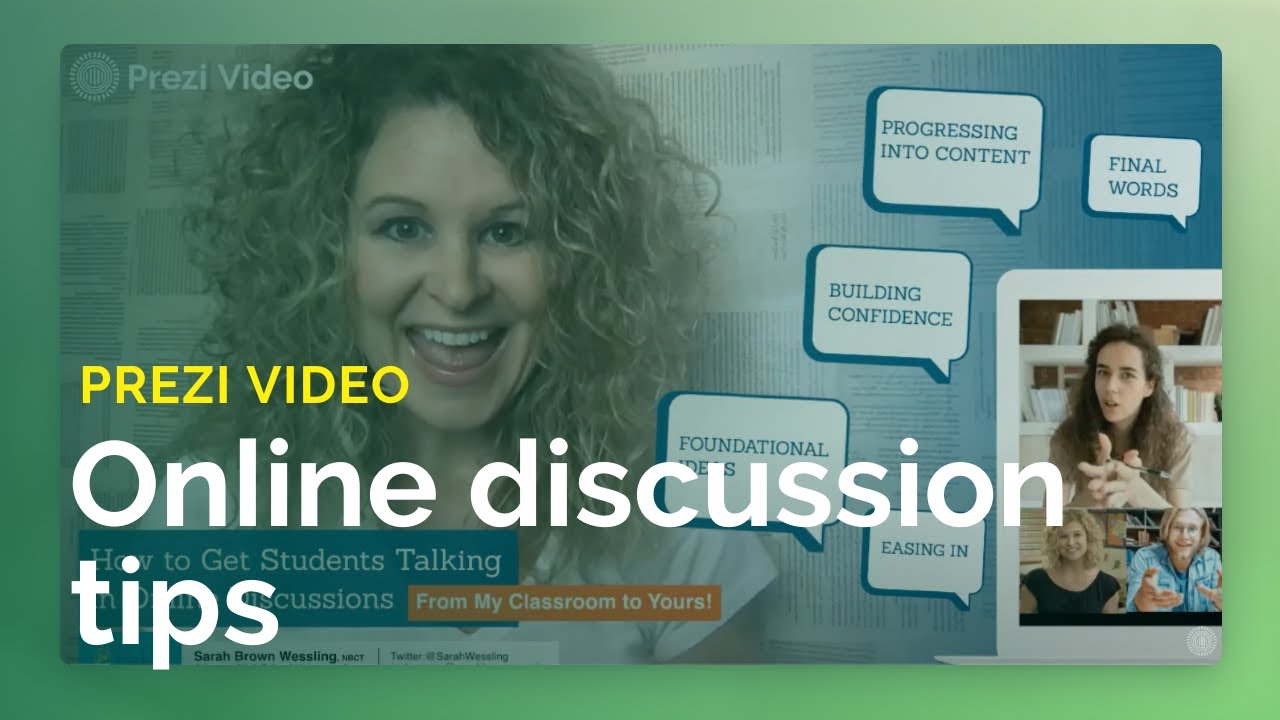Tips for online discussions | Sarah Brown Wessling + Prezi