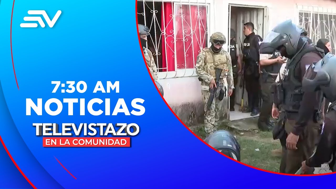 Bloque de seguridad nuevamente detuvo a 8 personas en Socio Vivienda 2  | Televistazo | Ecuavisa