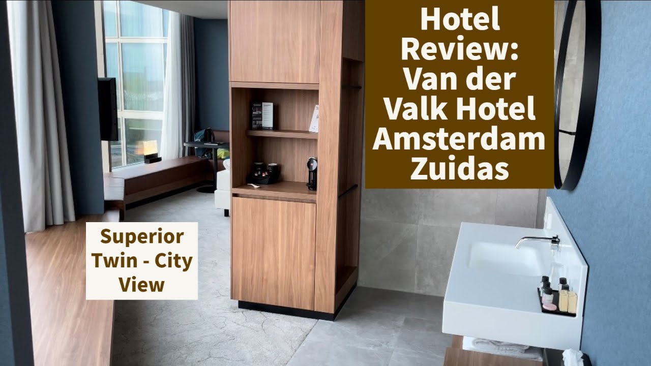 HOTEL REVIEW | Van der Valk Hotel Amsterdam Zuidas | Superior Twin - City View (4K UHD)
