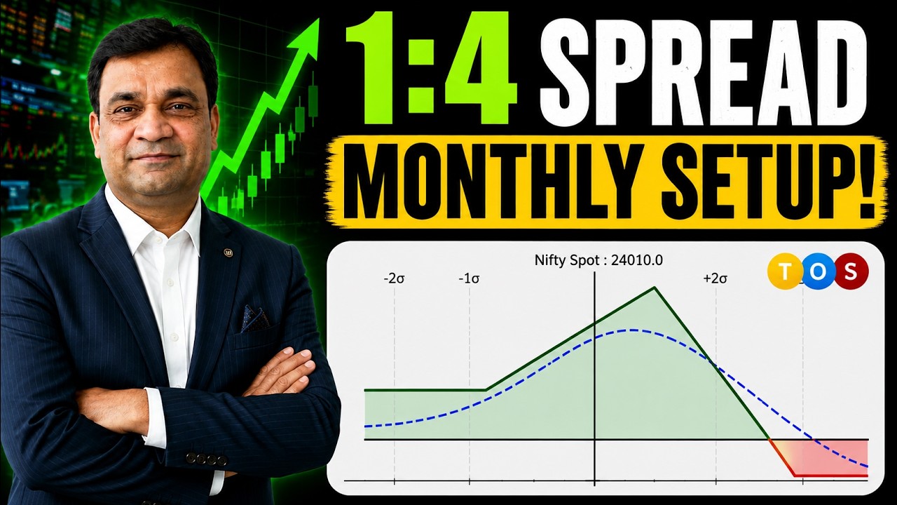 This Nifty Market Opportunity Led to a Ratio Spread! | Monthly Option Selling!