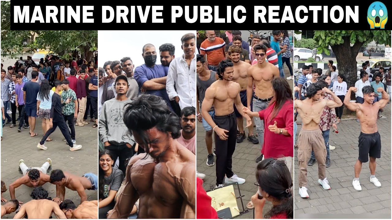 Public reaction in marine drive vlogs