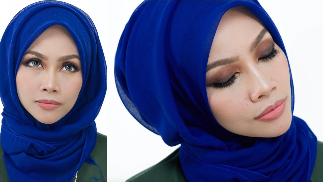 Simple Contour With Light Coverage Foundation _ Smokey Brown Eyeshadow