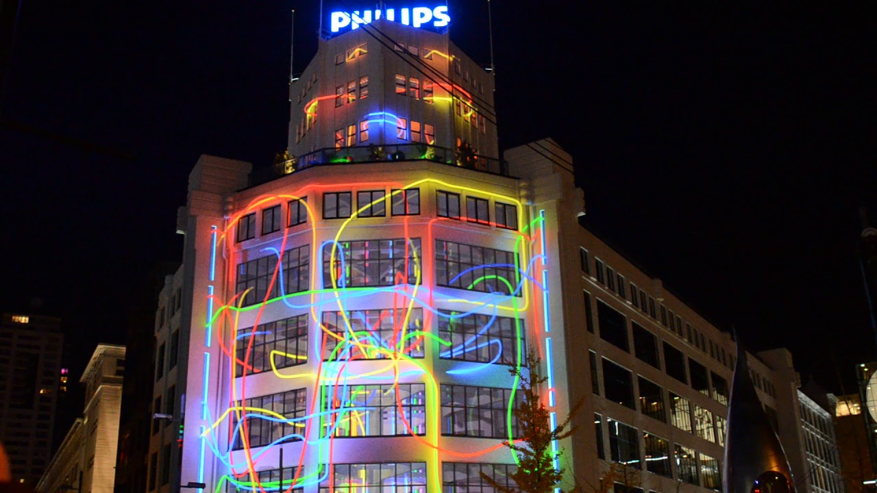 Lichttoren gebouw Eindhoven GLOW 2018
