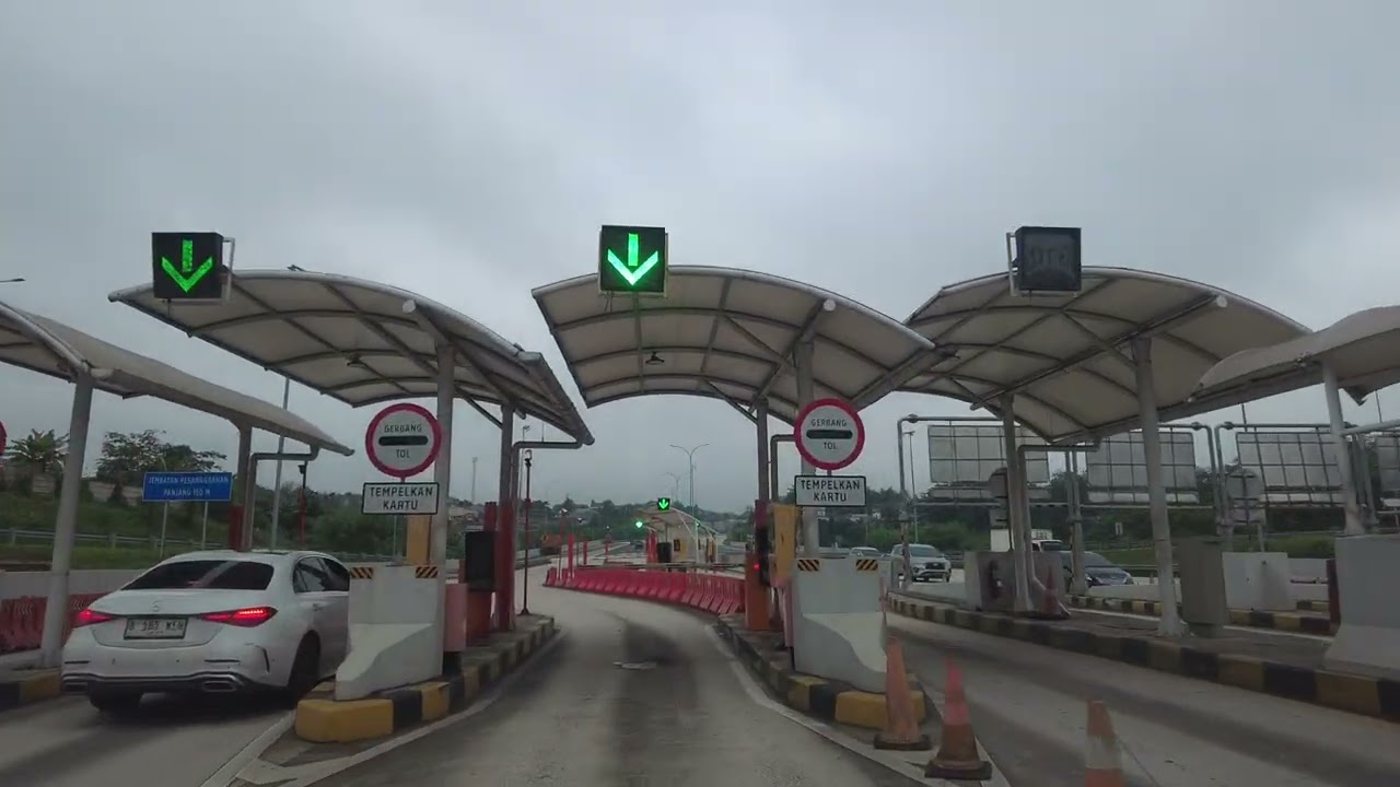 Drive from Kukusan Depok to Ciputat South Tangerang via Cinere-Jagorawi & Serpong-Cinere Toll Roads