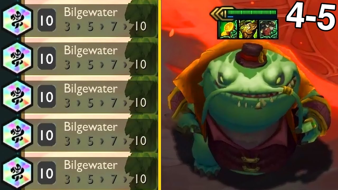 I GOT 10 BILGEWATER ON 4-5 IN RANKED ⭐⭐⭐ TFT SET 16