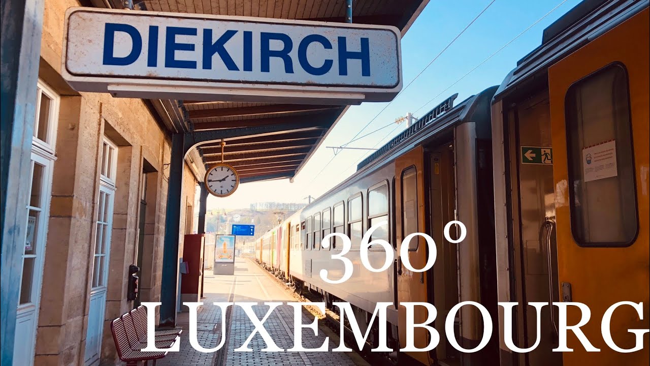 Virtual reality walk in Luxembourg: Diekirch 360 VR
