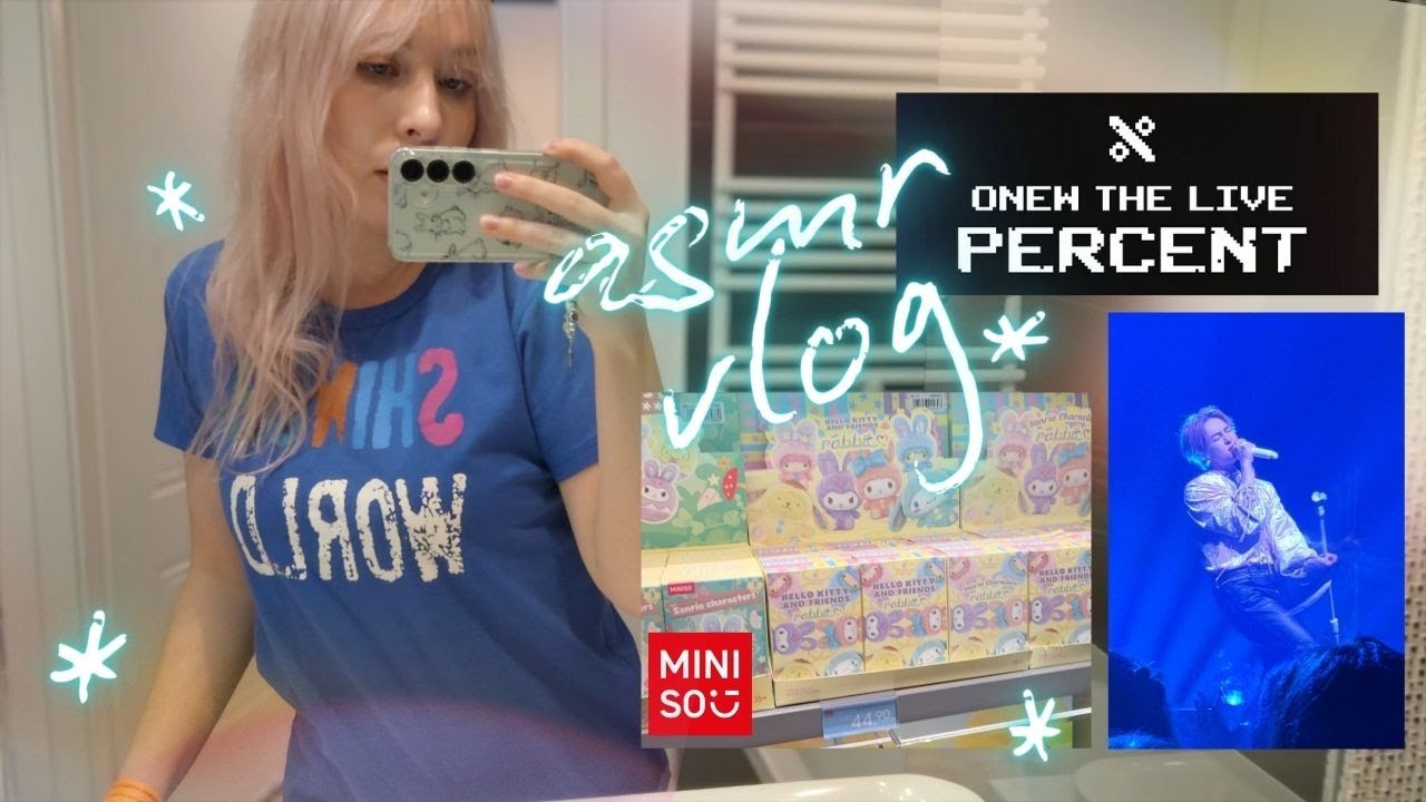 [ASMR] jedziemy razem do Warszawy 🚉❄️ (koncert Onew, miniso, lush)