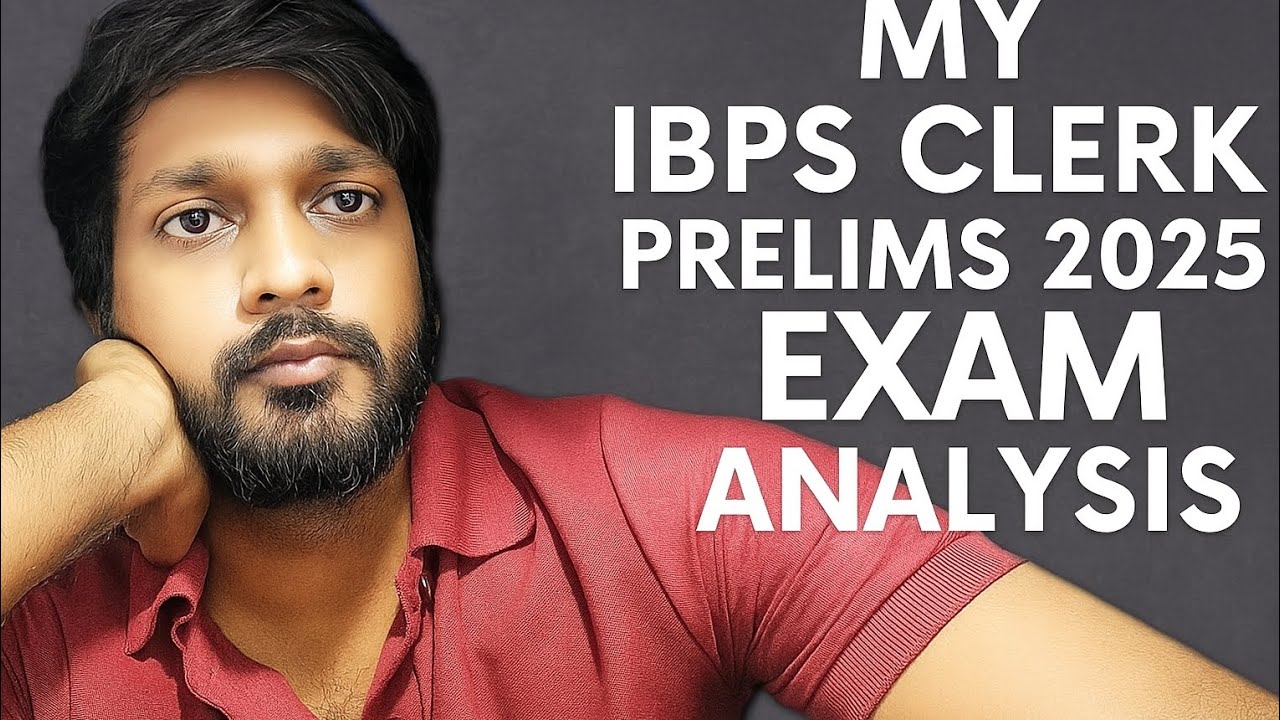 Ibps Clerk Prelims 2025 4th shift detailed Analysis (self given)!! #ibpsclerk #4thshift 
