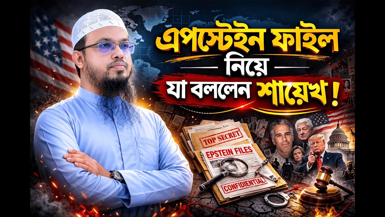 বহুল আলোচিত এপেস্টেইন ফাইল ।। আমাদের শিক্ষা কি ?? ।। আসুন জেনে নেই ।। শায়েখ আহমাদ উল্লাহ ।। @IQA0