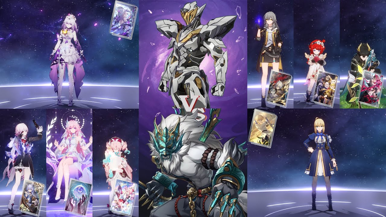 Honkai Star Rail - Forgotten Hall Memory of Chaos - Monkey Business 12 - Castorice & Saber