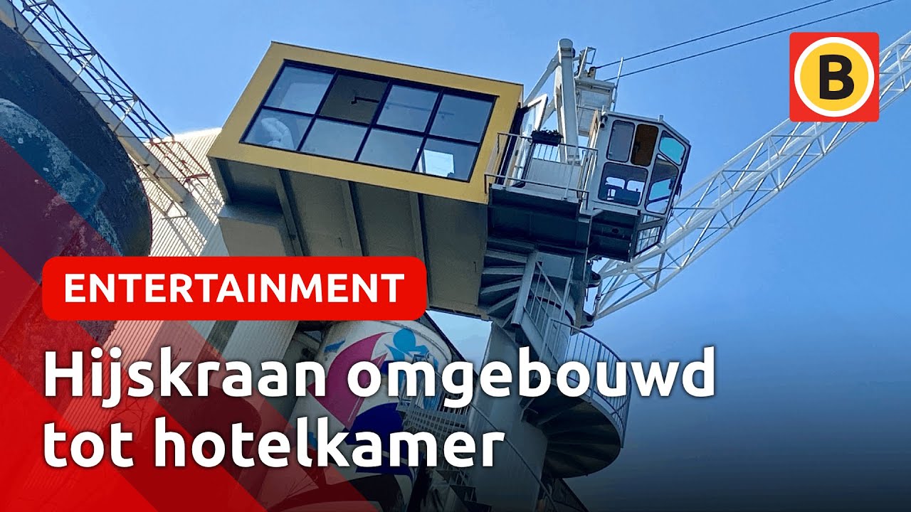 Slapen op hoog niveau in oude hijskraan | Omroep Brabant