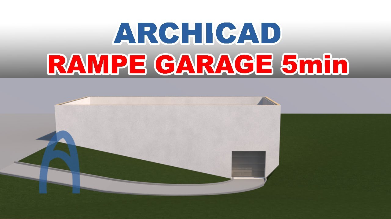 Archicad   comment faire une rampe en 5min   Apprendre Archicad Facilement Formation