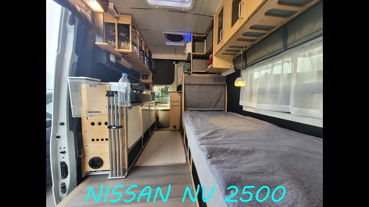 Nissan NV2500 DIY campervan 