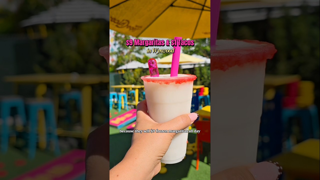 $9 Frozen Margaritas & $1 tacos in Wynwood! 
