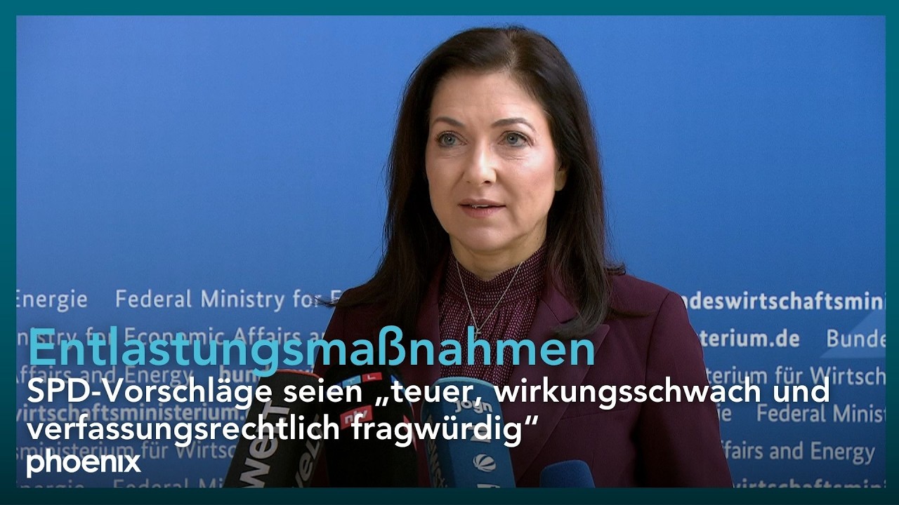 Entlastungen: Bundeswirtschaftsministerin Reiche erteilt &Uuml;bergewinnsteuer Absage | 10.04.2026