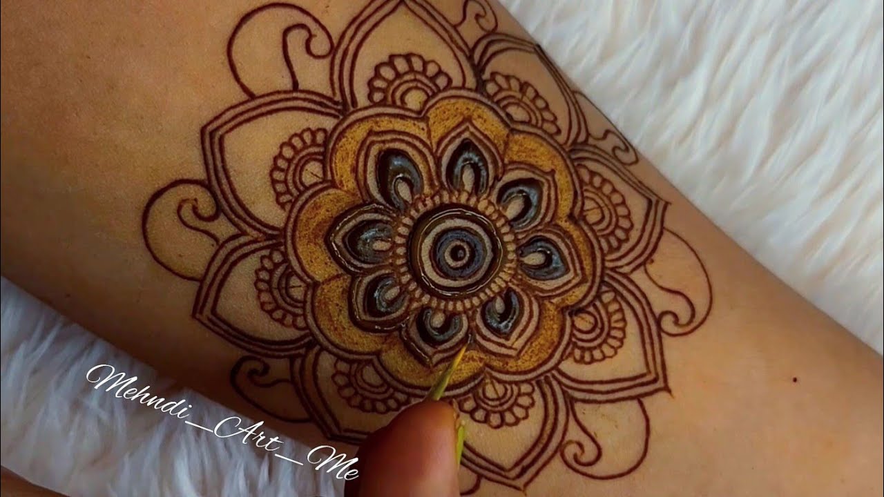 3 Different Style Mandala Style Mehndi Pattern | Step By Step Easy Mehndi | Mehndi Art Me