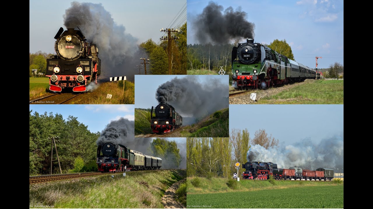 Pociągi wokół paradowe Wolsztyn 2016