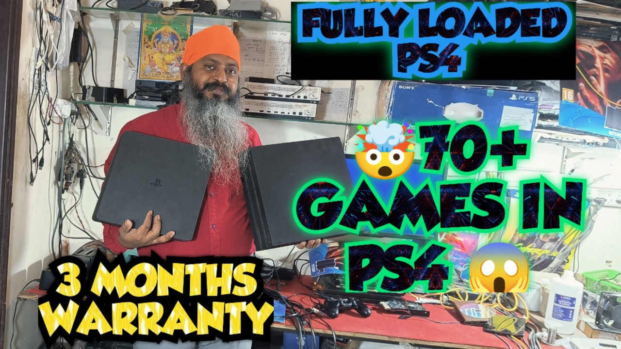 71 GAMES IN PS4 ,GAMES LOADED IN PS5 ? CHEAPEST PLAYSTATION PRICES IN CHANDNI CHOWK, DELHI