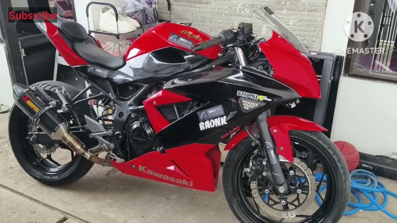 SUARA KENALPOT AKRAPOVIC PASANG KE NINJA SL MONO