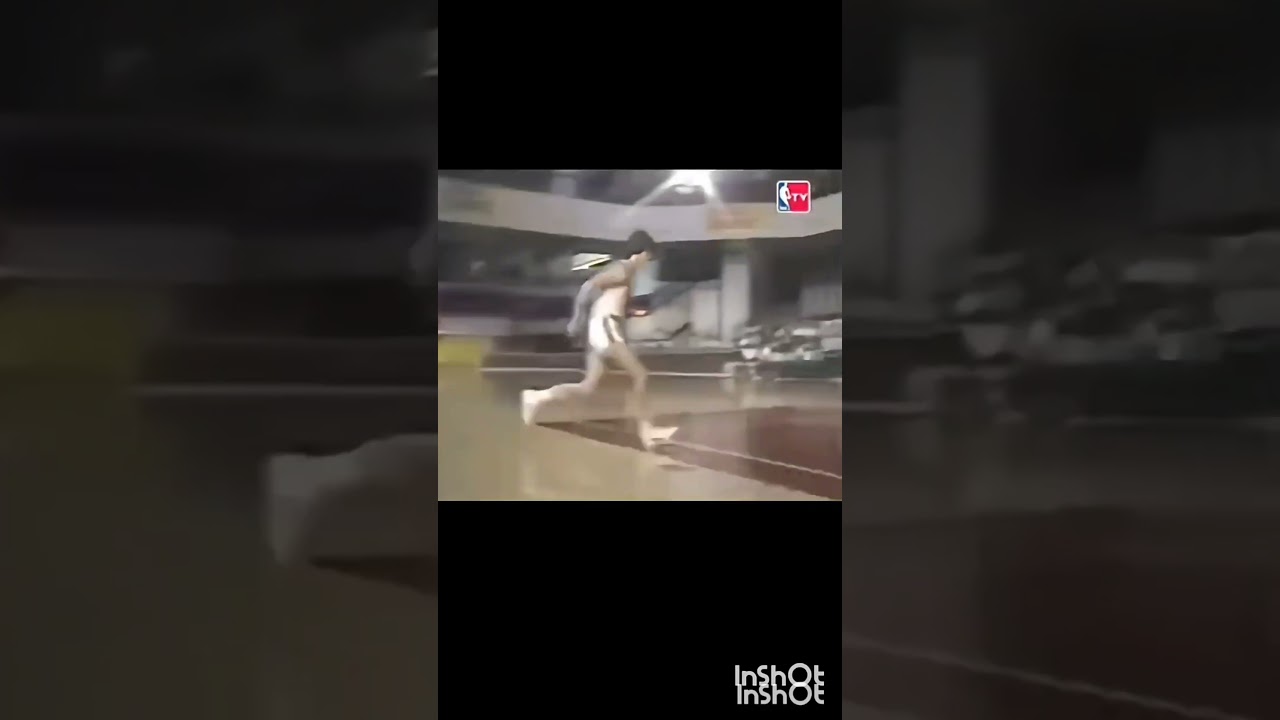 60 year old pulls off difficult Pete Maravich HORSE trick shot.