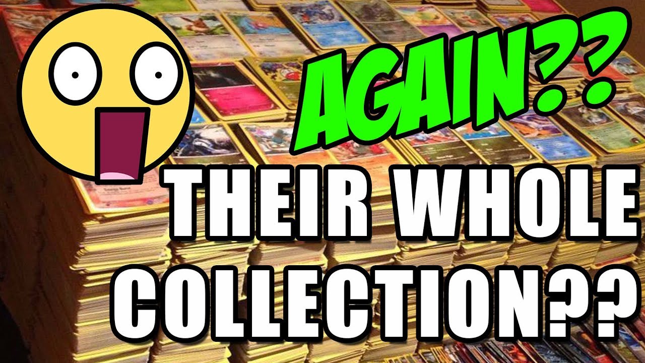 SOMEONE SENT US THEIR ENTIRE COLLECTION OF POKEMON CARDS AGAIN!!!