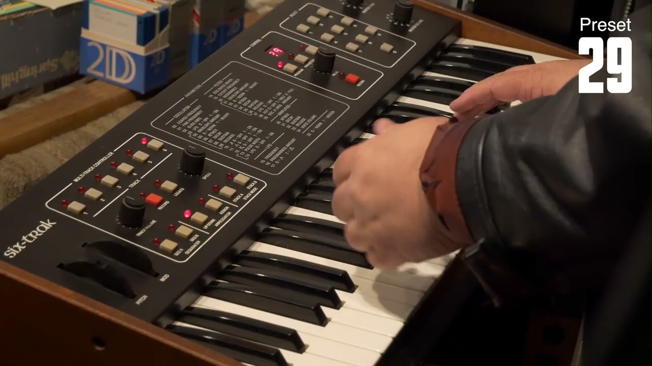 Sequential Circuits 6 Track Synth Presets 00 99 #synthesizer