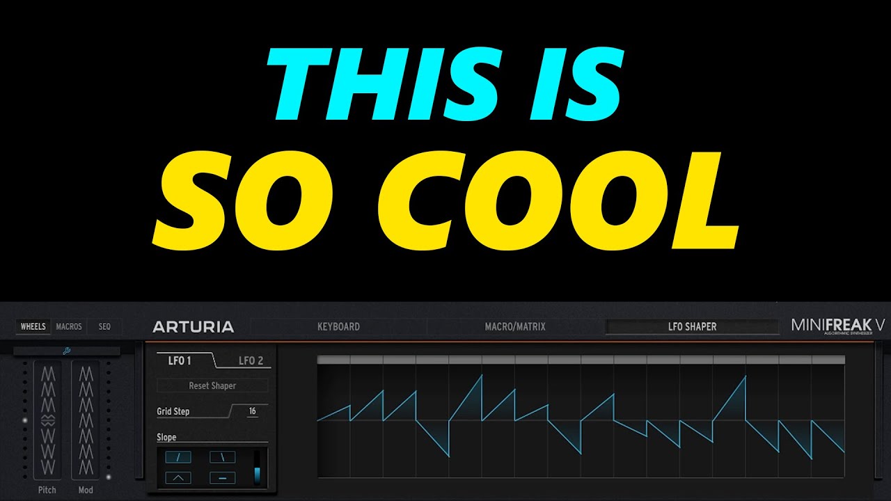 The Minifreak V LFO Shaper is So Cool!