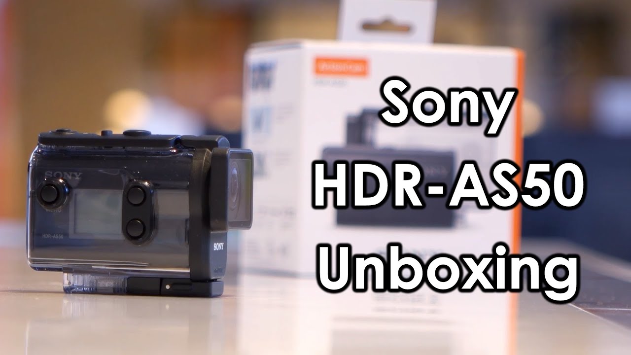 Sony Action Cam HDR-AS50 unboxing and quick look